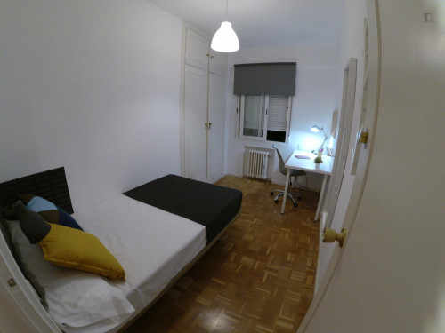 Tasteful Single Bedroom In A Student Flat, In Chamartín - 1