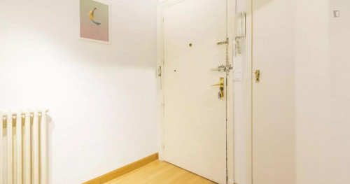 Pleasant single bedroom near the Plaza de Castilla metro