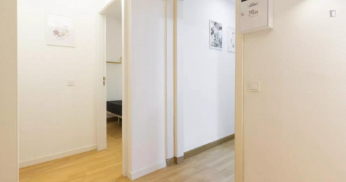 Pleasant single bedroom near the Plaza de Castilla metro