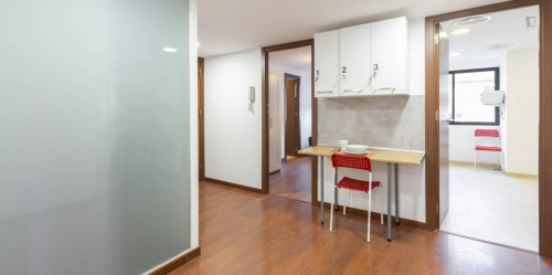 Luminous double bedroom close to Avenida de la Paz Metro