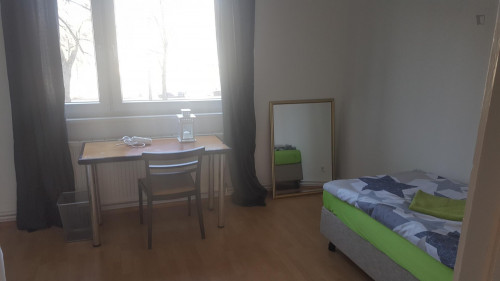 Amazing bedroom in a 3-bedroom flat in Moabit