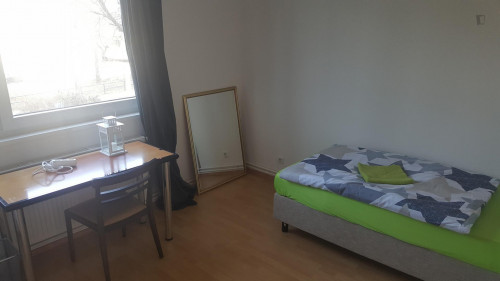 Amazing bedroom in a 3-bedroom flat in Moabit
