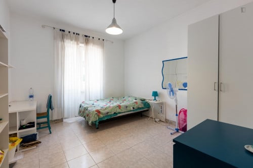 Comfy double bedroom near Colli Albani metro station