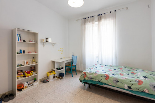 Comfy double bedroom near Colli Albani metro station