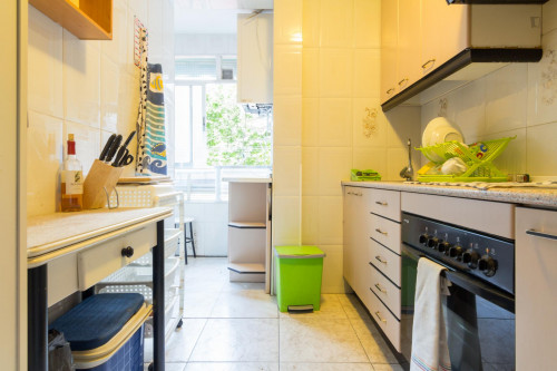 Bright double bedroom close to Universidad Carlos III de Madrid