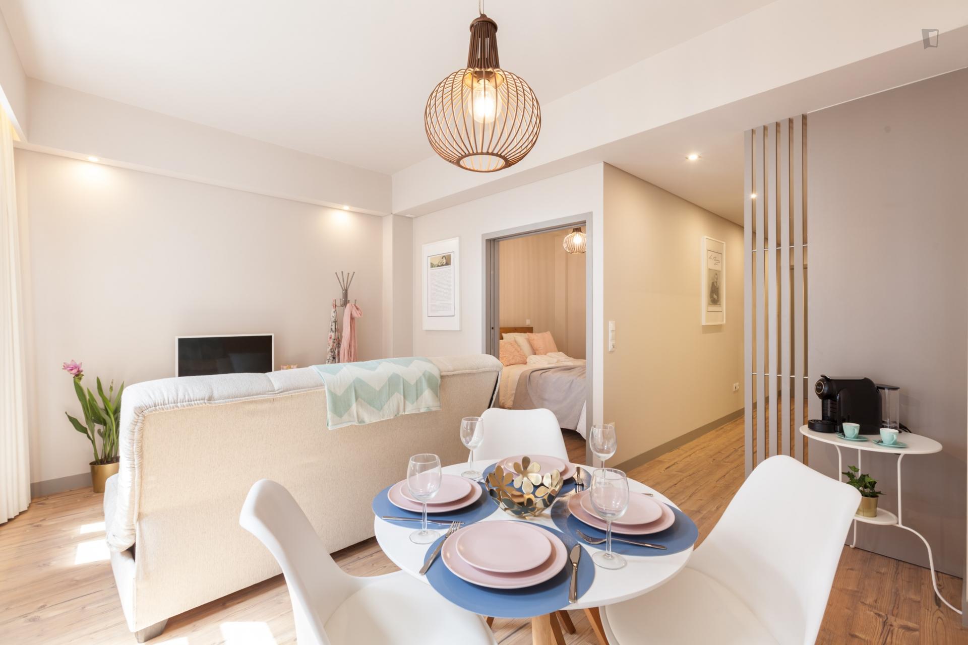 1-Bedroom apartment near Capela das Almas de Santa Catarina