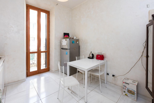Spacious double bedroom near the Tevere riverbank