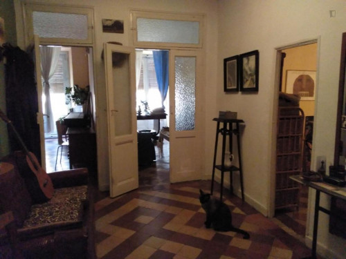 Bedroom plus sitting room/workshop