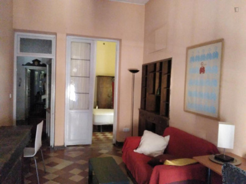 Bedroom plus sitting room/workshop