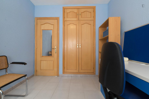 Attractive single bedroom near the Alcobendas-SS de los Reyes train station