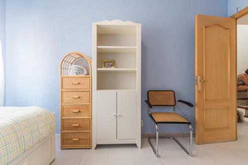Attractive single bedroom near the Alcobendas-SS de los Reyes train station
