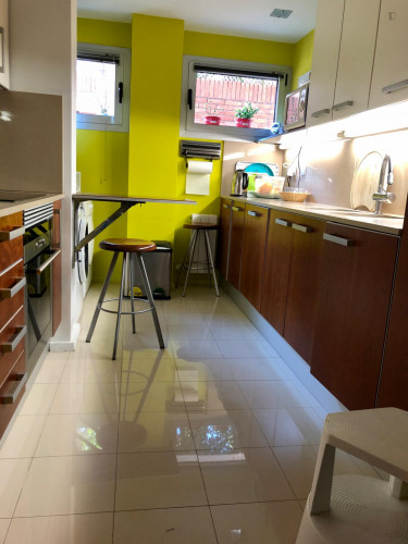 Single bedroom, with private bathroom, in 2-bedroom apartment