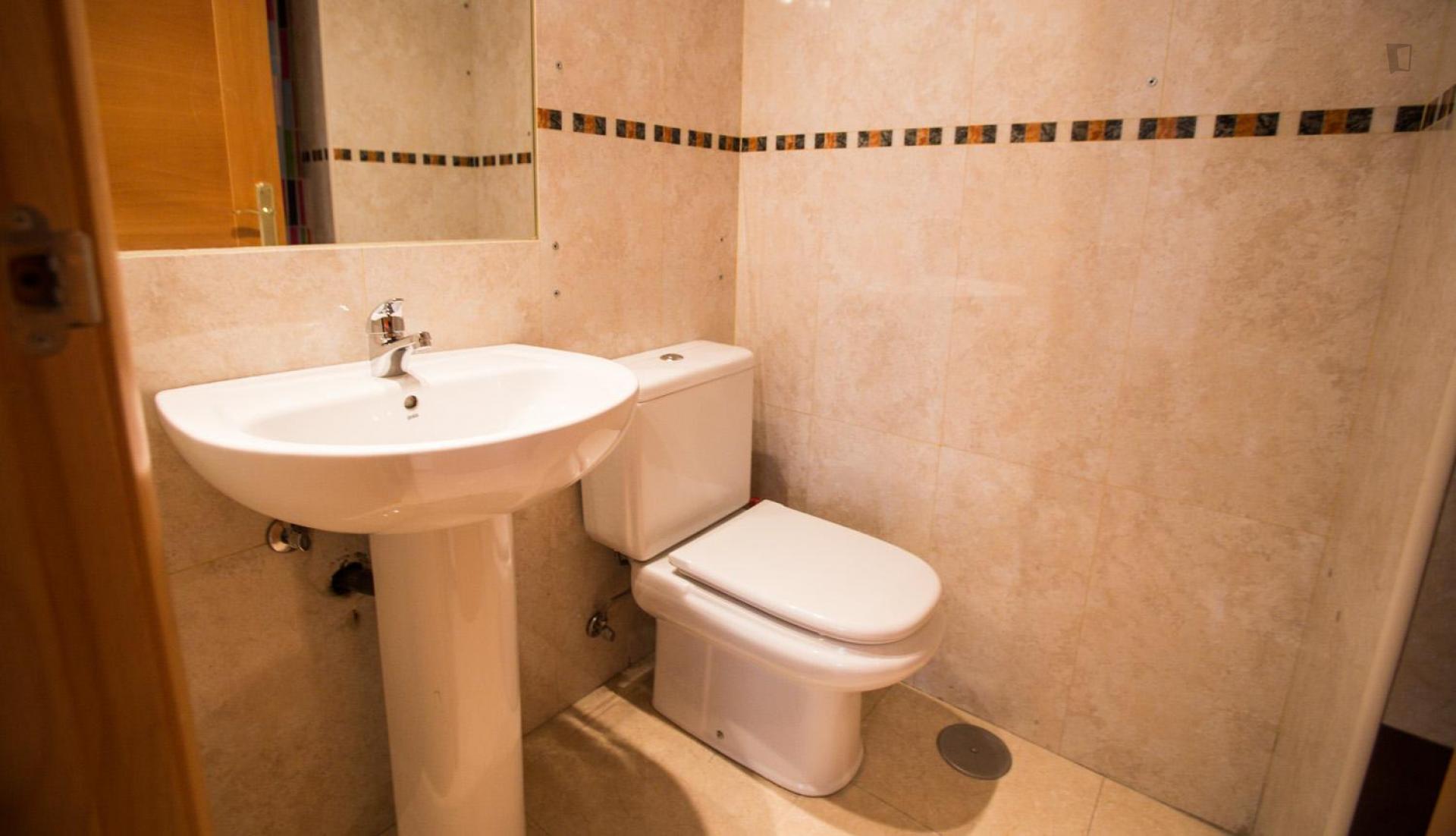 Double ensuite bedroom in 11-room apartment in the centre of Madrid
