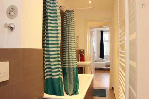 Spacious single bedroom with balcony in Pankow