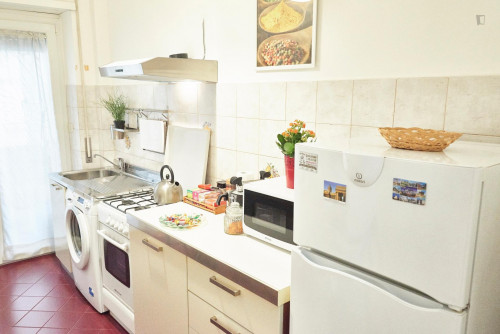 Double ensuite bedroom in a 2-bedroom apartment near Cipro metro station - Gallery - 5