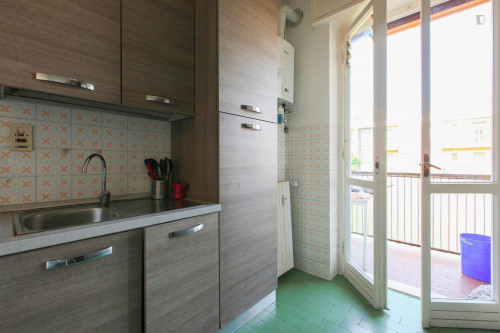 Bright single bedroom with balcony near Istria metro station - Gallery - 7