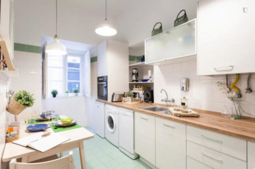 Amazing 1-bedroom apartment close to Terreiro do Paço metro station