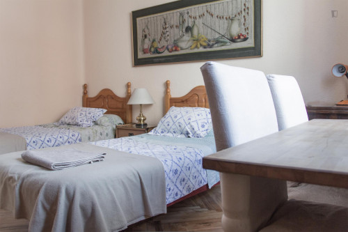 Well-lit twin bedroom in Argüelles, near Ventura Rodríguez metro station  - Gallery -  3