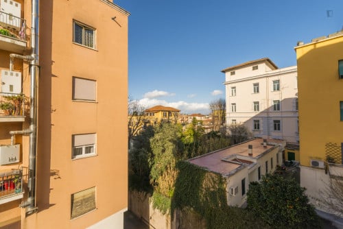 Spacious double bedroom with access to a terrace, near the Porta Furba - Quadraro metro - Gallery - 15