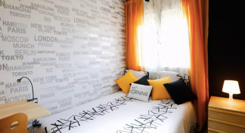 Single Bedroom In A 5-Bedroom Apartment In Alcalá De Henares - 2