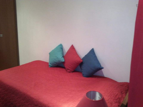 Single bedroom, with balcony, in 3-bedroom apartment