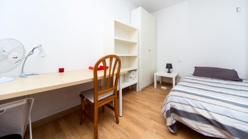 Single bedroom in a grand 8-bedroom flat in Embajadores