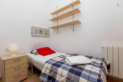 Cool single bedroom in huge 9-bedroom apartment near Plaza Tirso de Molina  - Gallery -  2