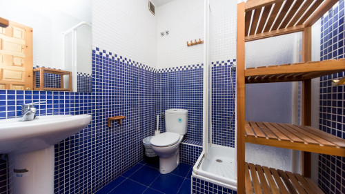 Single bedroom with a nice balcony view in vibrant Embajadores - Gallery - 10
