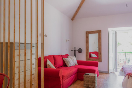 Lovely studio apartment close to Praca do Quebedo metro station