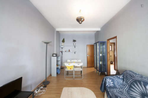 Nice single bedroom in a 3-bedroom flat near Parque del Retiro - Gallery - 17