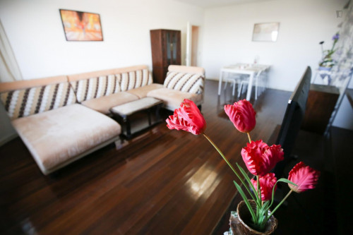 Splendid twin bedroom, in a 6-bedroom apartment in residential Olaias - Gallery - 24