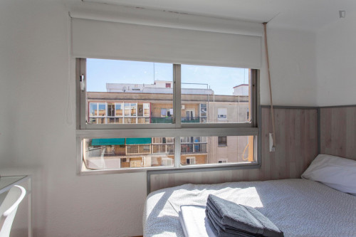Double bedroom with a window view, in L'Amistat - Gallery - 20