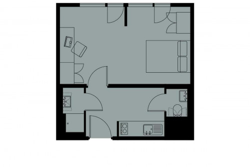  1 Bed Studio  -  Chapter Spitalfields  - Gallery -  2