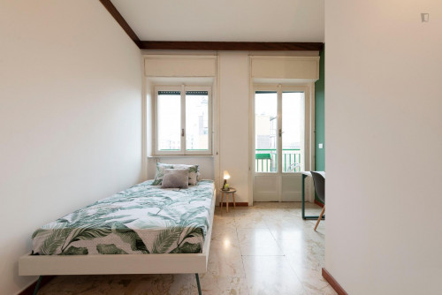  Near Double Bedroom With AC Close To Bocconi  -  Bright Room with Balcony and AC - B. d'Este - Room 1  - Gallery -  1