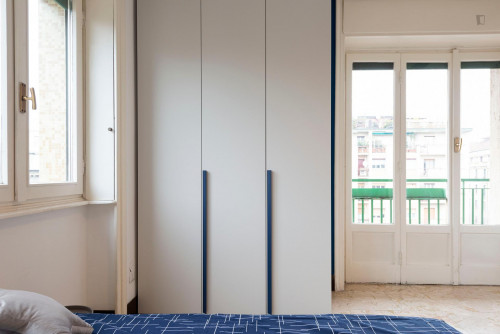  Inviting Double Bedroom Close To Bocconi  -  Huge Bright Room with AC and balcony - Viale B. d'Este 30 - Room 3  - Gallery -  1