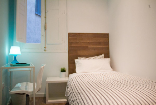  Charismatic Single Bedroom In A Student Apartment, In The Lavapiés Neighbourhood  -  Charismatic single bedroom in a student apartment, in the Lavapiés neighbourhood  - Gallery -  2