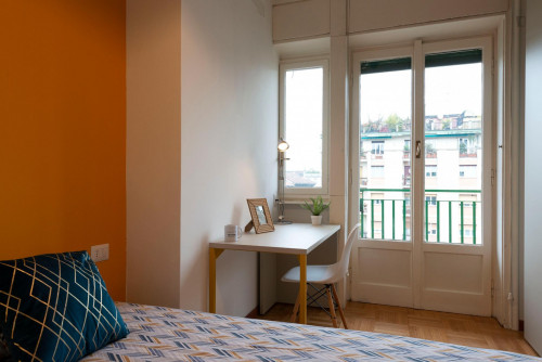  Cozy Bright Room With AC And Balcony Close To Bocconi  -  Cozy Bright Room with AC and Balcony - V.le B. d'Este 30 - Room 6  - Gallery -  1