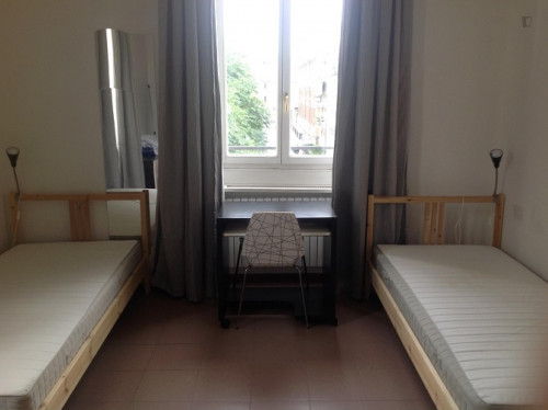  Bed In A Twin Bedroom, In A 2-Bedroom Flat Near Abbiategrasso Metro  -  Bed in a twin bedroom, in a 2-bedroom flat near Abbiategrasso metro  - Gallery -  2