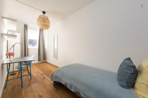  Single Bedroom, With Balcony, In 4-Bedroom Apartment  -  Single bedroom, with balcony, in 4-bedroom apartment  - Gallery -  1