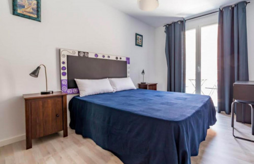  Malva97 Room1 - Double Bedroom With Balcony  -  Double bedroom in a 3-bedroom apartment near Platja de la Malva-rosa  - Gallery -  2