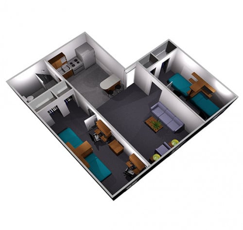 Illini Tower, UIUC Housing - Gallery - 11