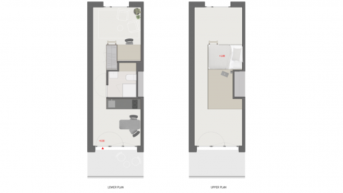  Single Studio  -  Xior Diagonal Besòs  - Gallery -  2