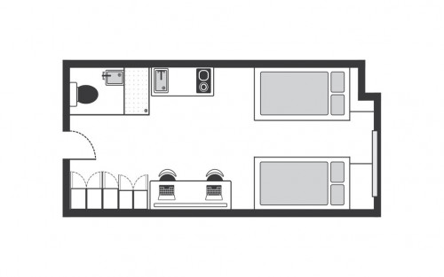  One-Bedroom Apartment  -  The Stay Club Camden  - Gallery -  2
