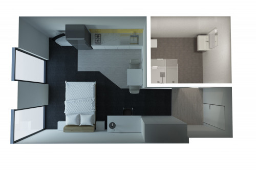  Studio Deluxe Apartment  -  UniLodge Victoria University  - Gallery -  2