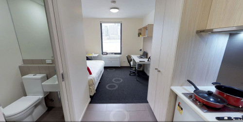  Studio Apartment Standard - Double Bed  -  Student Living on Cobden  - Gallery -  1