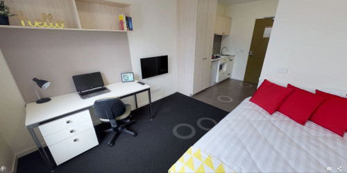  Studio Apartment Deluxe - Double Bed  -  Student Living on Cobden  - Gallery -  1