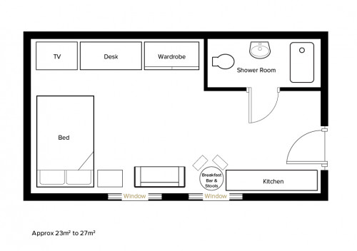  Luxury Studio  -  Ernest Place  - Gallery -  2