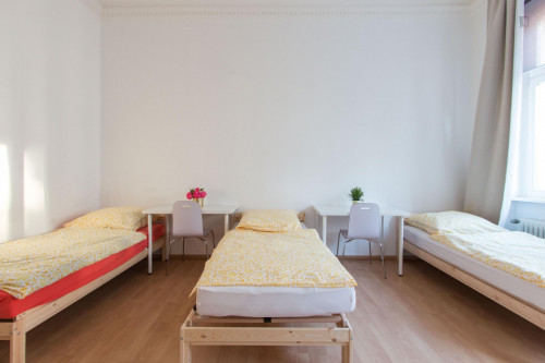  Bed In Triple Bedroom In Tiergarten  -  Bed in triple bedroom in Tiergarten  - Gallery -  2