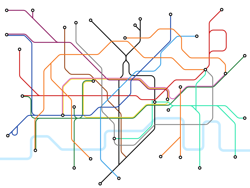Metro line Maps